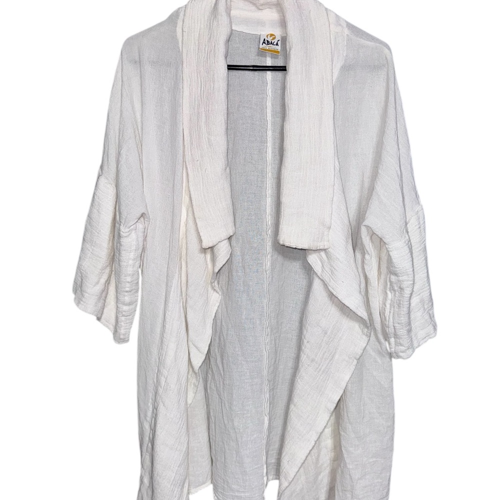 Women's White Cardigan Sweater